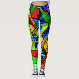 Graffiti leggings. leggings
