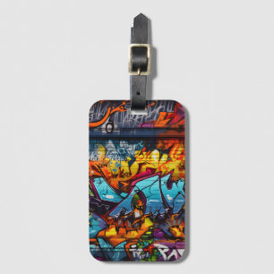 Graffiti Luggage Tag Bagagebricka