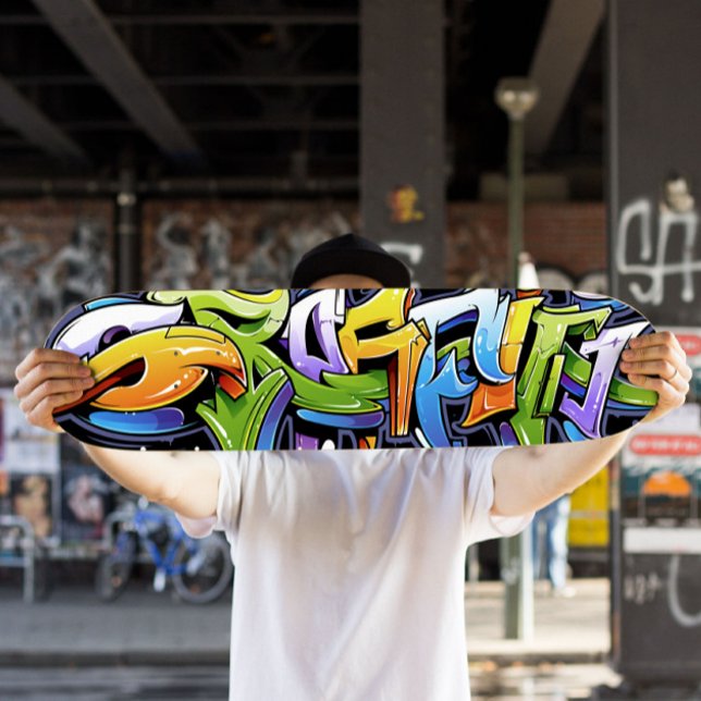 Graffiti Märkre Skateboard | Graffiti Skateboard D (Skapare uppladdad)