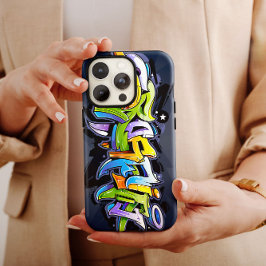 Graffiti Märkre Stil Fodral | iPhone 14 Fodral-Mat