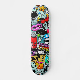 Graffiti Mini Skateboard Bräda 18,5 Cm