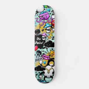Graffiti Mini Skateboard Bräda 18,5 Cm