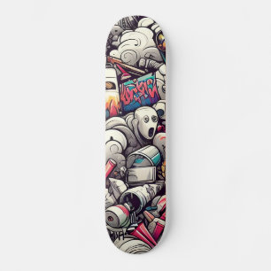 Graffiti Mini Skateboard Bräda 18,5 Cm