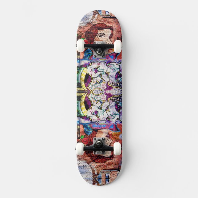 Graffiti Mini Skateboard Bräda 18,5 Cm (Framsida)