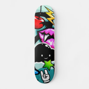 Graffiti Mini Skateboard Bräda 18,5 Cm