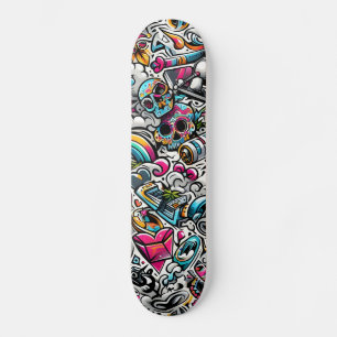 Graffiti Mini Skateboard Bräda 18,5 Cm