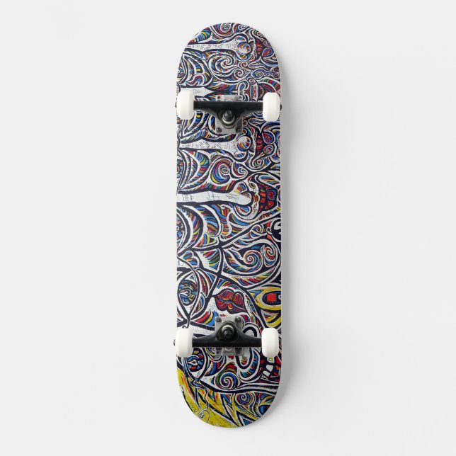 Graffiti Mini Skateboard Bräda 18,5 Cm (Framsida)