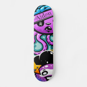 Graffiti Mini Skateboard Bräda 18,5 Cm