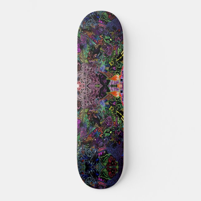 Graffiti Mini Skateboard Bräda 18,5 Cm (Framsida)