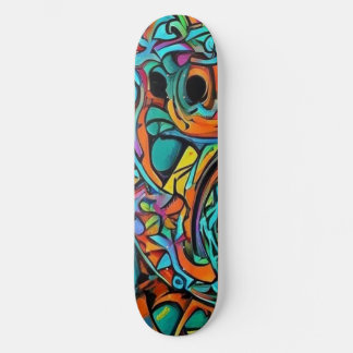 Graffiti Mini Skateboard Bräda 18,5 Cm