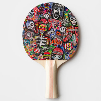 Graffiti Misfits Ping Pong Paddle av Ray Dust Pingisracket