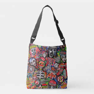 Graffiti Misfits Tote Bay av Ray Dust Axelväska