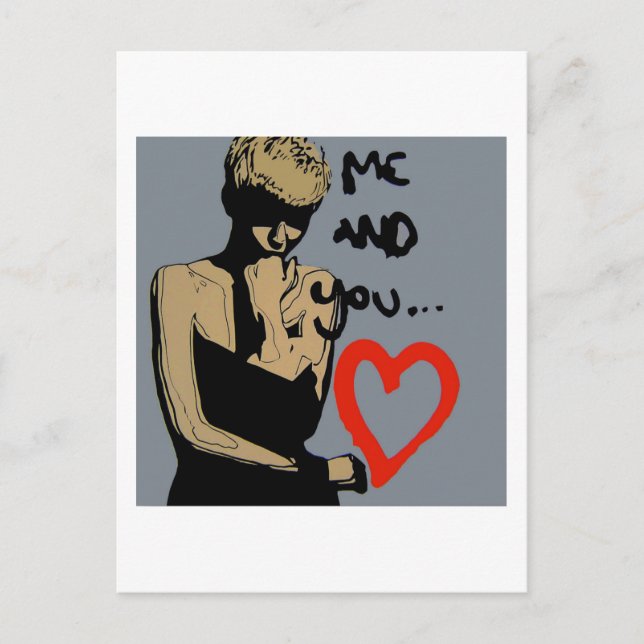 "Graffiti Mode Design" Vykort (Framsida)