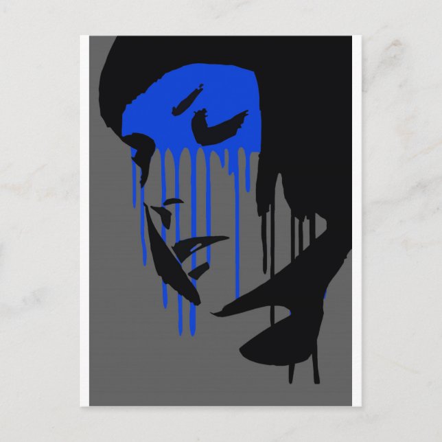 "Graffiti Mode Design" Vykort (Framsida)