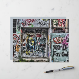 Graffiti Modern Cool Urban Gatu konst