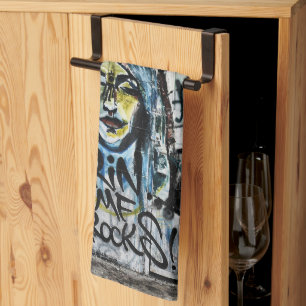 Graffiti Modern Coola Urban Street Art Kökshandduk