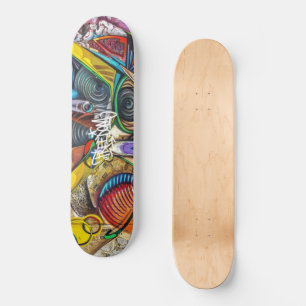 Graffiti Mönster Freedom Skateboard