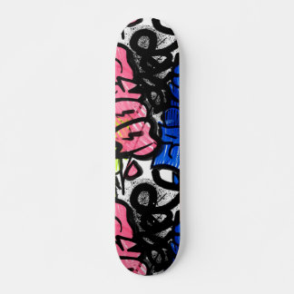 Graffiti Mönster Mini Skateboard Bräda 18,5 Cm