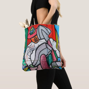 Graffiti Mönster Tote Bag Tygkasse