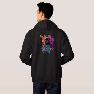 "Graffiti Mops-Hoodie – Urban Street Art Hundsvett Hoodie
