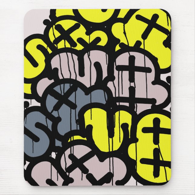 Graffiti Mousepad Musmatta (Framsidan)