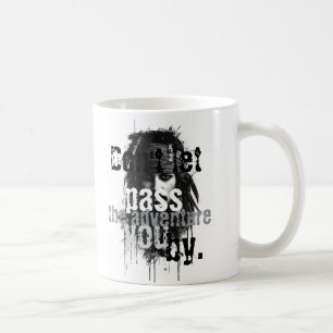 Graffiti-mugg för ett street art-äventyr kaffemugg