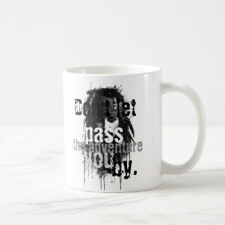 Graffiti-mugg för ett street art-äventyr kaffemugg