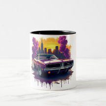 Graffiti Muskelbil