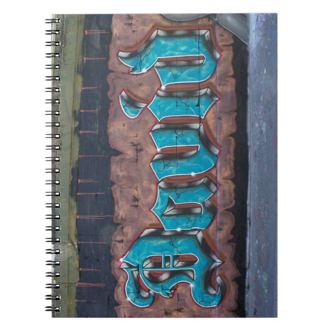 Graffiti Namn bricka: David Anteckningsbok (Framsidan)