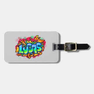 Graffiti Namn Luggage Tag Bagagebricka