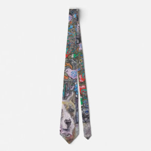 Graffiti Neck Tie Slips