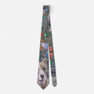 Graffiti Neck Tie Slips