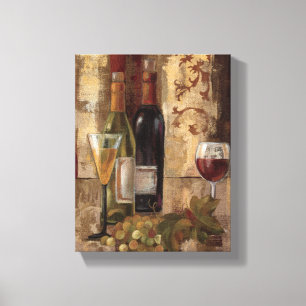 Graffiti och Vin Canvastryck