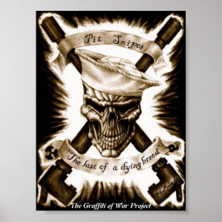 Graffiti of Krig Project: National Gallery Tour Poster