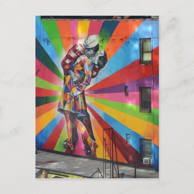 Graffiti of New York Postcard Vykort (Framsida)