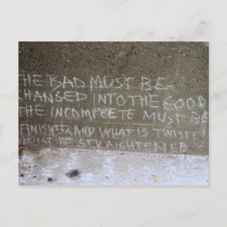 Graffiti on North Wall, Trappor to Kitsilano Beach Vykort