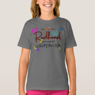 Graffiti oövervakat rödhårig T-Shirt