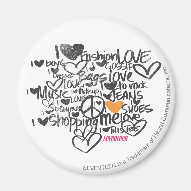 Graffiti Orange Magnet (Framsidan)