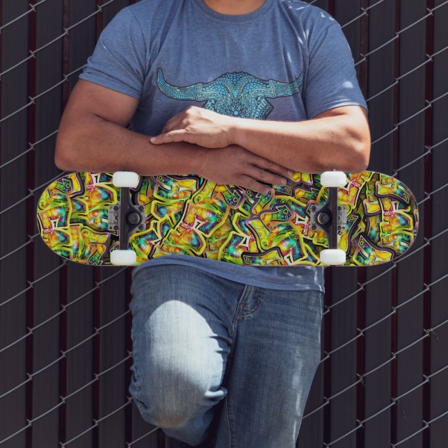 Graffiti Ord Mini Skateboard Bräda 18,5 Cm (Utomhus 3)