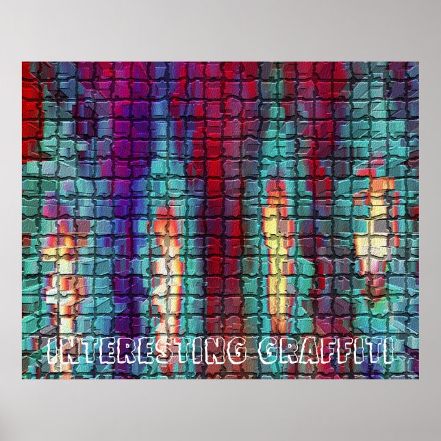 GRAFFITI på filmplattor Poster (Framsidan)