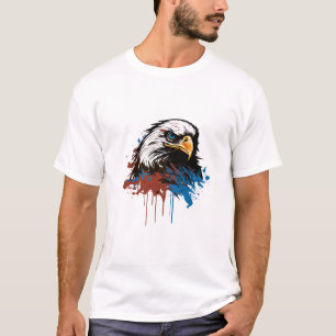 Graffiti Paint Eagle Bird Kreativ Art Painting T Shirt