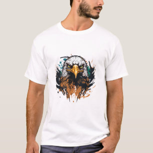 Graffiti Paint Eagle Bird Kreativ Art Painting T Shirt
