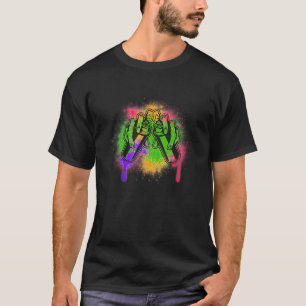 Graffiti Painting Colorful Palette T Shirt