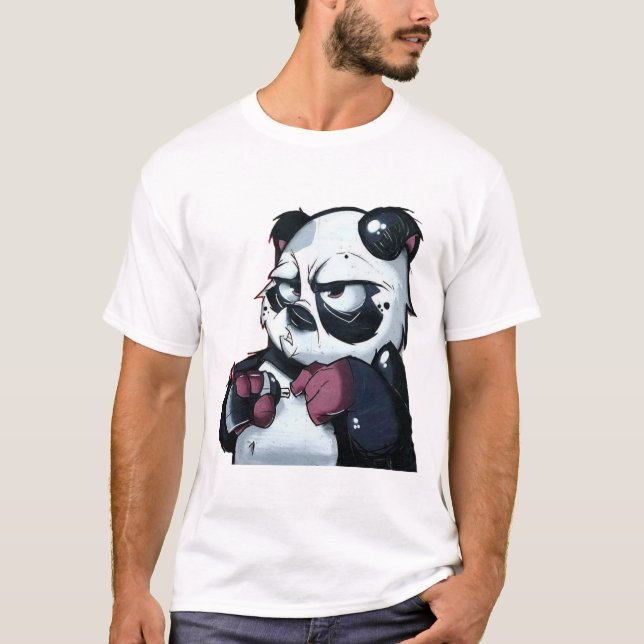 Graffiti Panda Björn T Shirt (Framsida)