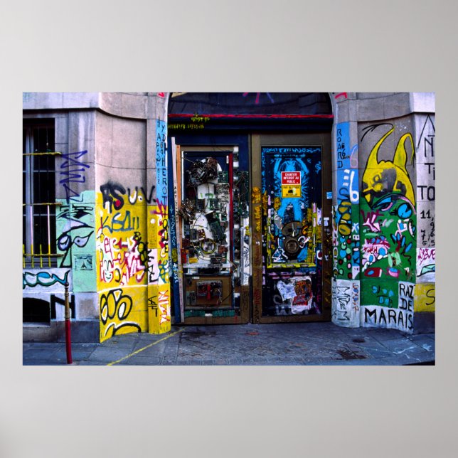 Graffiti, Paris Poster (Framsidan)