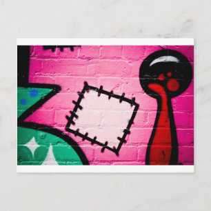 Graffiti Patch och Lolly. Vykort
