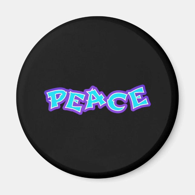 Graffiti Peace Magnet (Framsidan)