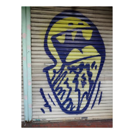 Graffiti Photographed in Shinjuku, Japan Perfect Poster