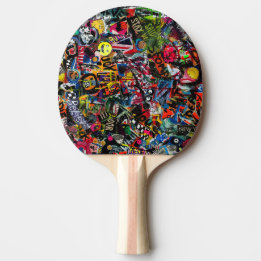 Graffiti Ping Pong Paddle av Ray Dust Pingisracket