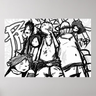 Graffiti Piromania Poster